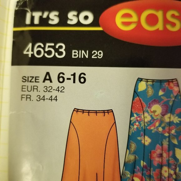 ✅4653 Simplicity Womens Sewing Pattern Tops Size A - Picture 3 of 6